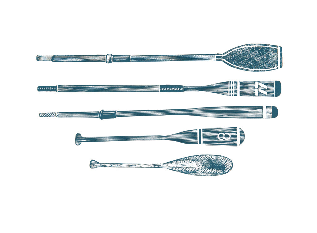 *A3 Limited Edition Print - Oars and Paddles