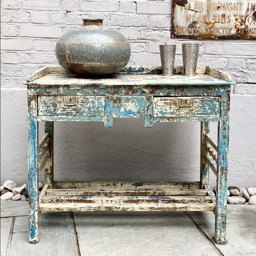 Vintage Indian Desk – Wild & Rust