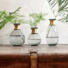 Load image into Gallery viewer, Miza Mini - Smoke Glass Bud Vase