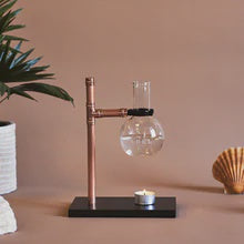 Load image into Gallery viewer, Copper & Black Ply Wood Handmade Essential Oils Burner