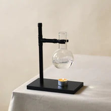 Load image into Gallery viewer, Black & Black Ply Wood Handmade Essential Oils Burner