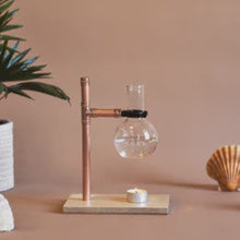 Load image into Gallery viewer, Copper & Ply Wood Handmade Essential Oils Burner