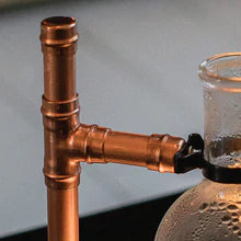 Load image into Gallery viewer, Copper & Ply Wood Handmade Essential Oils Burner