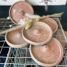 Load image into Gallery viewer, Handmade Incense Holder in Chamotte Red Sandstone