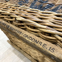 Load image into Gallery viewer, Antique 'Gosling Son & Spriggs' Laundry Basket