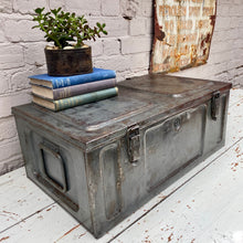 Load image into Gallery viewer, Thomas Vintage Military Trunk