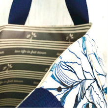 Load image into Gallery viewer, Organic Cotton Tote Bag - Indigo