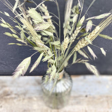Load image into Gallery viewer, Dried Grasses & Recycled Glass Vase