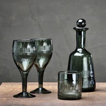 Load image into Gallery viewer, Manilla Glass Decanter - Dark Emerald