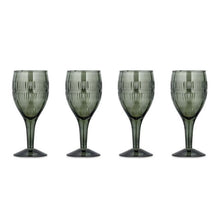 Load image into Gallery viewer, Manilla Wine Glass - Dark Emerald