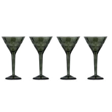 Load image into Gallery viewer, Manilla Cocktail Glass - Dark Emerald