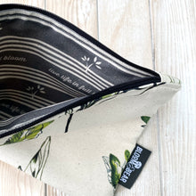 Load image into Gallery viewer, Large Organic Cotton Pouch - Forest