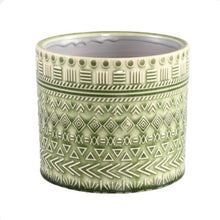 Load image into Gallery viewer, Arbaro Glazed Ceramic Art deco Plant Pot - L
