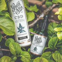 Load image into Gallery viewer, Green Stem Oil Drops 3000mg / 10% - Peppermint
