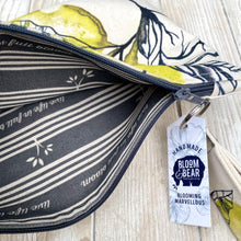 Load image into Gallery viewer, Large Organic Cotton Pouch - Lime