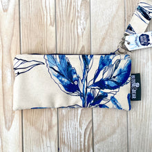 Load image into Gallery viewer, Small Organic Cotton Pouch - Indigo