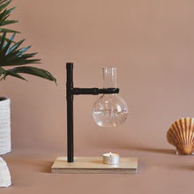 Load image into Gallery viewer, Black & Ply Wood Handmade Essential Oils Burner