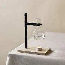 Load image into Gallery viewer, Black & Ply Wood Handmade Essential Oils Burner