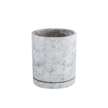 Load image into Gallery viewer, Vik Cement Cylinder Pot in Grey