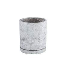 Load image into Gallery viewer, Vik Cement Cylinder Pot in Grey
