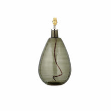 Load image into Gallery viewer, Large Handmade Glass Lamp - Green Smoke