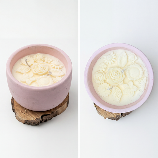 Botanical Plant Pot Candle