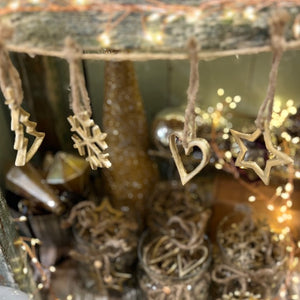 Christmas Myrcella Mini Burnished Gold Decoration
