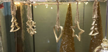 Load image into Gallery viewer, Christmas Myrcella Mini Burnished Gold Decoration
