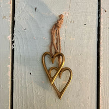 Load image into Gallery viewer, Christmas Myrcella Mini Burnished Gold Decoration
