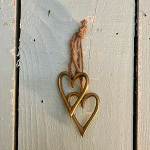 Christmas Myrcella Mini Burnished Gold Decoration