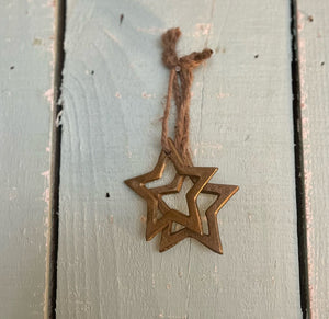 Christmas Myrcella Mini Burnished Gold Decoration