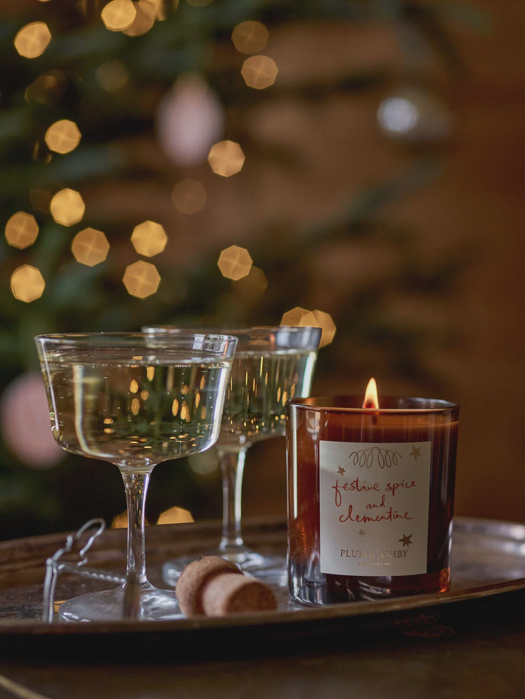Festive Spice and Clementine Candle