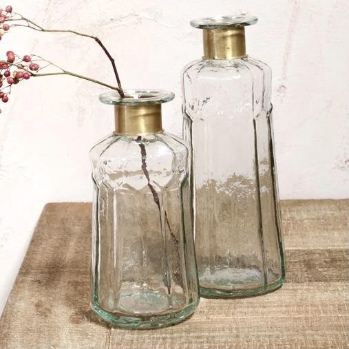 Chara Glass Bottle 'Tapered' - Small