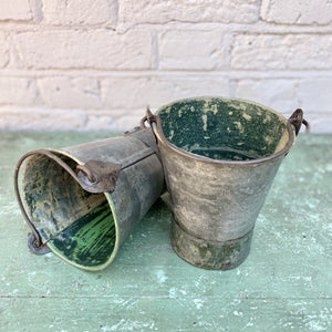 Recycled Iron Buckets - Small