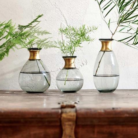 Miza Mini - Smoke Glass Bud Vase