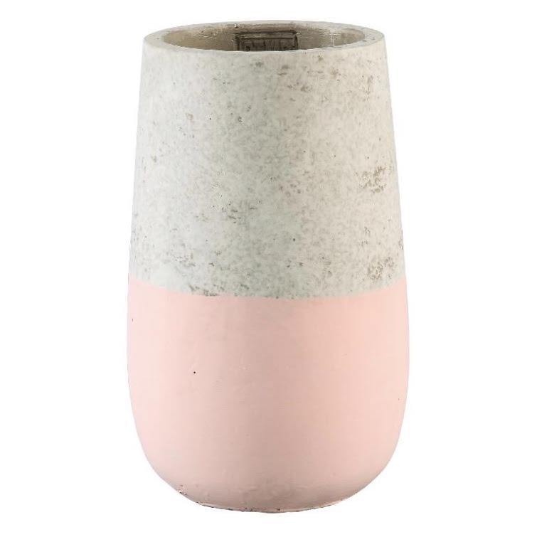 Latte Pink Cement Pot - Small
