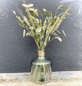 Dried Grasses & Recycled Glass Vase