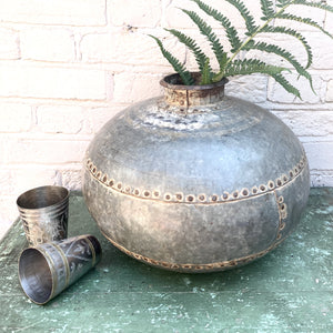 Recycled Iron Belly Pots