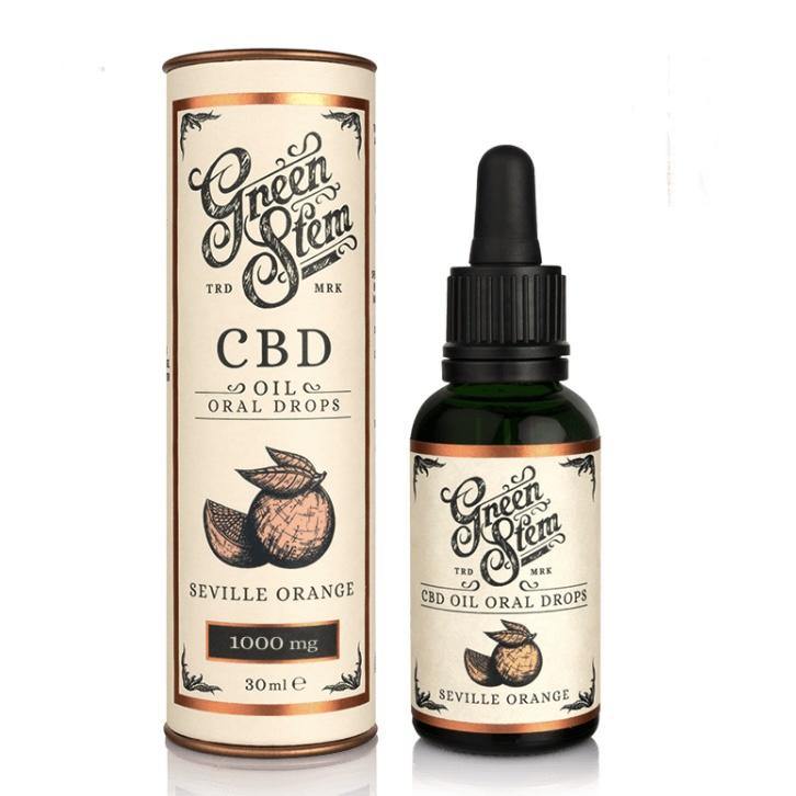 Green Stem Oil Drops - Seville Orange