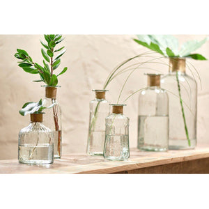 Chara Glass Bottle 'Hammered' - Large