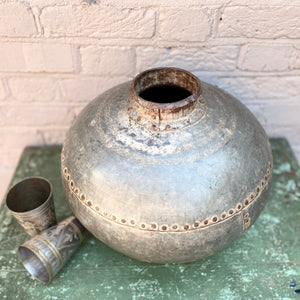 Recycled Iron Belly Pots