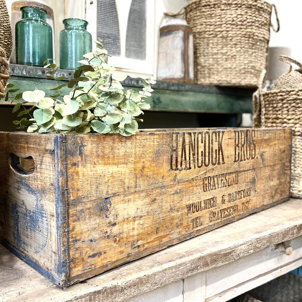 Vintage Hancock Bros. Haulage Crate