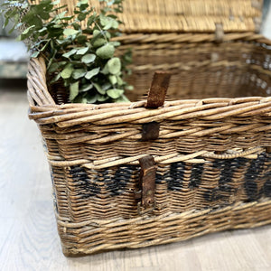 Antique 'Gosling Son & Spriggs'  Laundry Basket