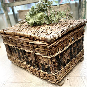 Antique 'Gosling Son & Spriggs'  Laundry Basket