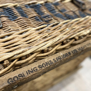Antique 'Gosling Son & Spriggs'  Laundry Basket