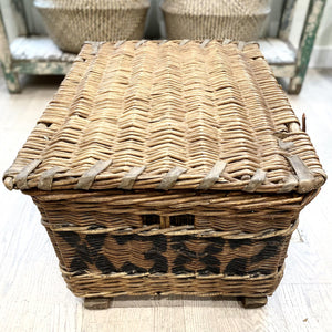 Antique 'Gosling Son & Spriggs'  Laundry Basket