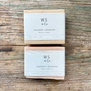 Lavender + Geranium Soap Bar