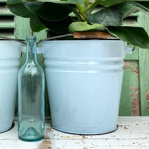 Vintage Enamel Buckets