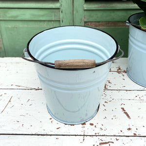 Vintage Enamel Buckets