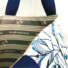 Load image into Gallery viewer, Organic Cotton Tote Bag - Indigo
